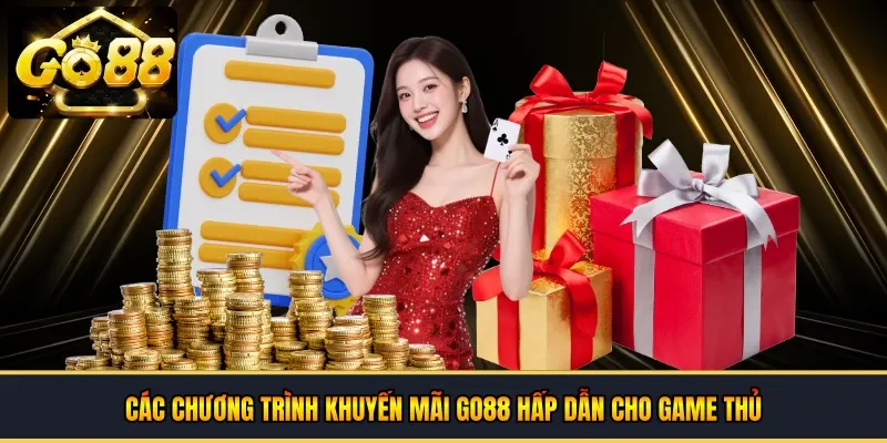 Các chương trình khuyến mãi Go88 hấp dẫn cho game thủ