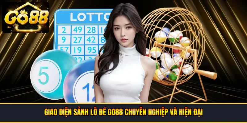 Giao diện sảnh lô đề Go88 chuyên nghiệp và hiện đại